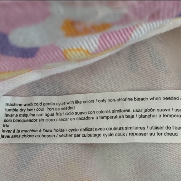 Eloquii Wide Leg Floral Pants in Lavender and Yellow - Picture 11 of 13